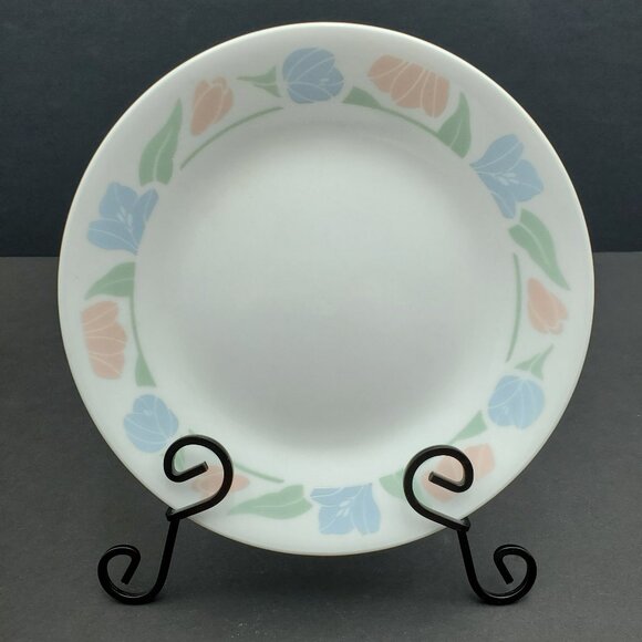 Corelle Friendship Bread Plates Corning Pastel Floral Dessert Appetizer Plates - Picture 2 of 5